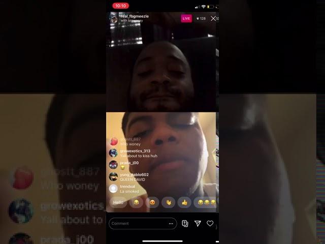 (BCR)Fbg Meezle Live arguing with OBlock BigWoney(Meezle say wen I catch you , your dead)