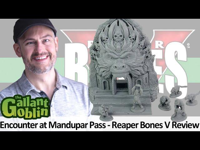 Encounter at Mandupar Pass - Reaper Unpainted Minis - Bones V Escape from Pizza Dungeon