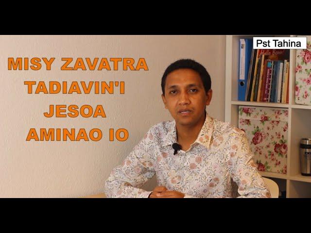 Marka 16:15 - MISY ZAVATRA TADIAVIN'I JESOA AMINAO