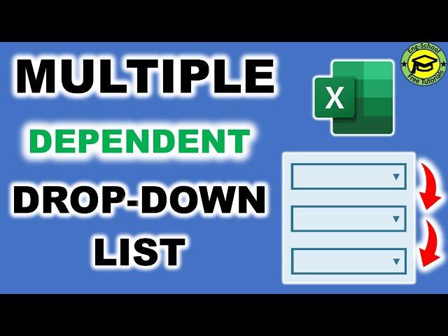 Automatically Updated | How to Create Multiple Dependent Drop-Down Lists in Excel