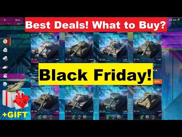 WoT Blitz - Grab your Gift and Best Black Friday Tanks! All info about best offers!