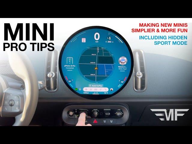 MINI Pro Tips: Making New MINIs Easier & More Fun (Including Hidden Sport Mode)