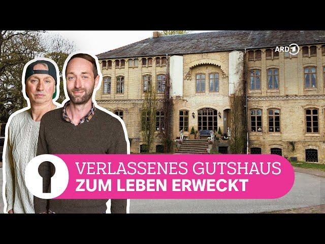 After 10 years of renovation: Marcel & Leo live in the old Thurow manor house | ARD Room Tour