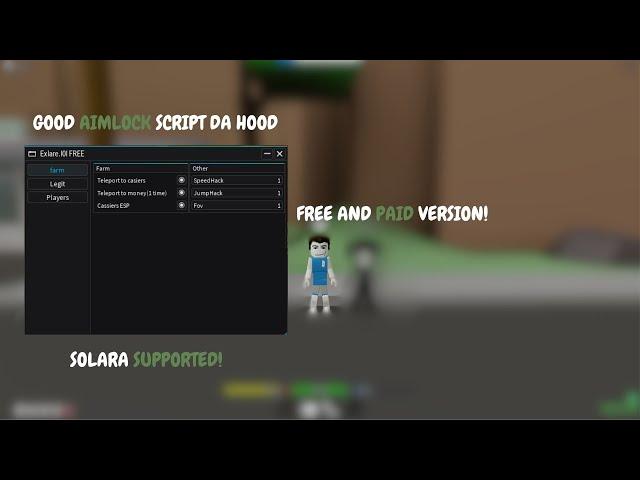 SHOWCASING FREE DA HOOD AIMLOCK SCRIPT (WORKS ON SOLARA) (UNDETECTED)