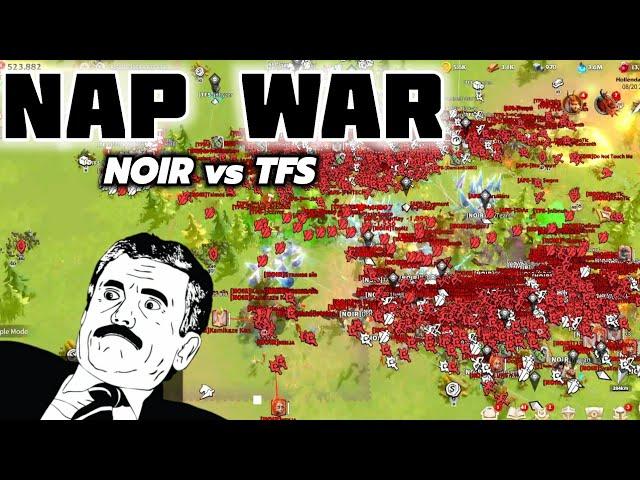 call of dragons - epic NAP War NOIR vs TFS | Dragon zone fight