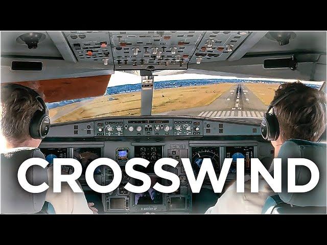 What’s REALLY Going On in the Cockpit | A330 Crosswind Landing at Calgary