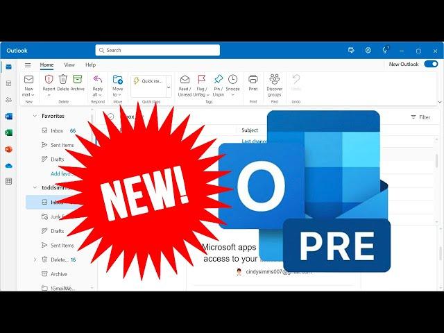 The New Outlook for Windows E-Mail Client (One Outlook)