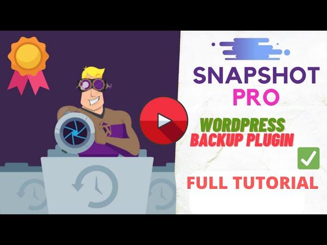 Snapshot Pro - WPMU Dev Plugin Tutorial 2022  WordPress Backup & Restore Plugin 