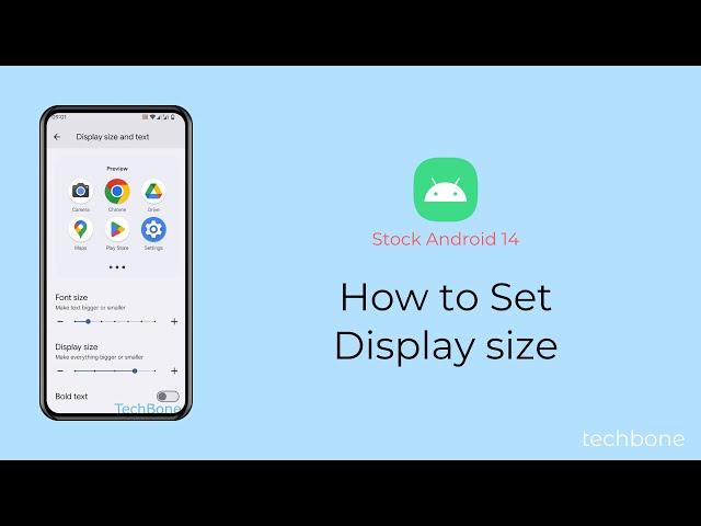 How to Set Display size [Android 14]