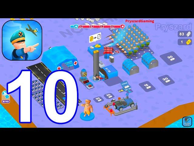 Army Commander - Gameplay Walkthrough Part 10 WarLord Rank Max Level (iOS,Android Gameplay)