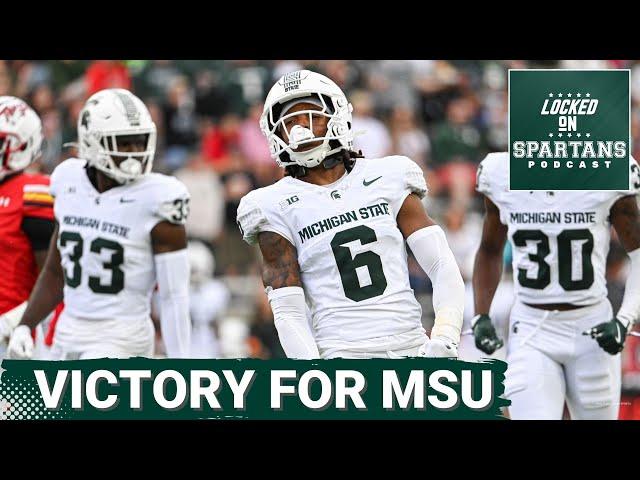 MSU football rides the Nick Marsh, Aidan Chiles connection to a HUGE win; MSU defense stands strong