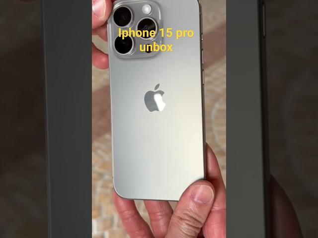 Iphone 15 Pro Unbox 2023#unbox #shotrs #ytshorts #mobiletools #2023 #viral