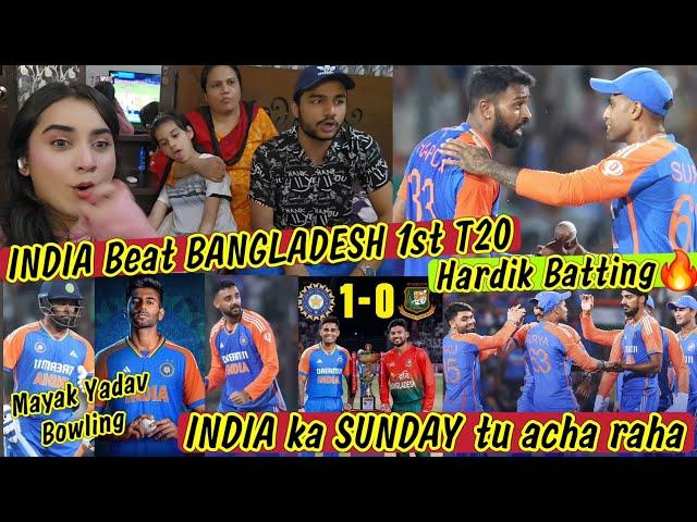 INDIA Beat BANGLADESH 1st T20 Mayank Yadav BowlingHardik Pandya Clutch Batting Pakistan Reaction