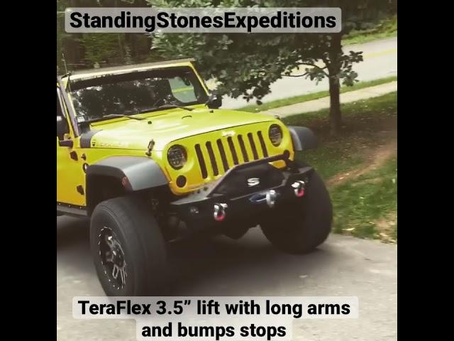 Full TeraFlex long arm suspension lift w/ bump stops