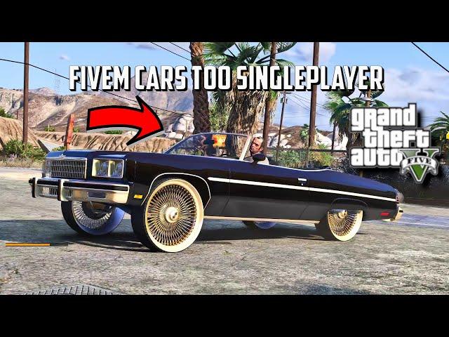 GTA 5 *TUTORIAL* HOW TO CONVERT FIVEM CARS TO ADDON CARS FOR SINGLEPLAYER