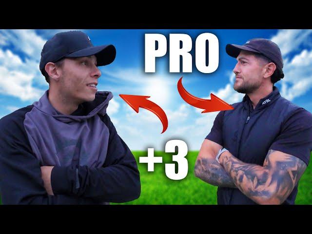 Pro Golfer Vs +3 Handicap!