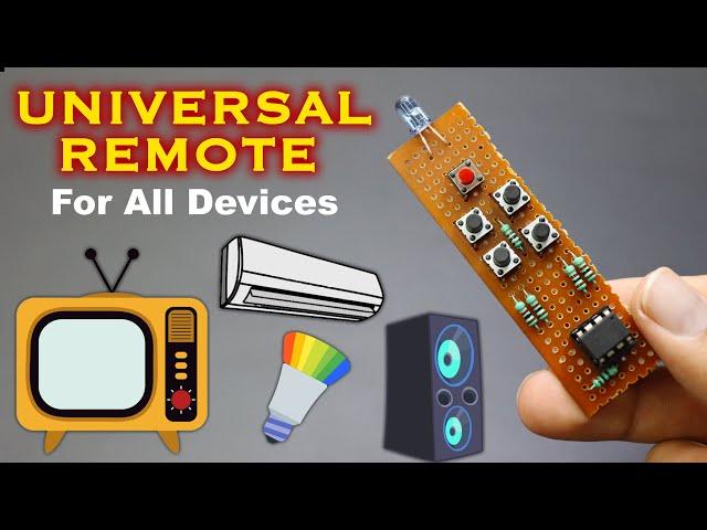 How to make Universal Remote Controller for all Devices