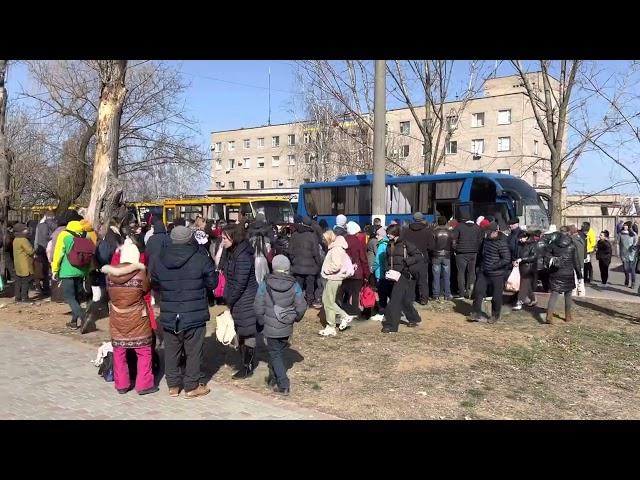 25 марта гуманитарный коридор Мелитополь-Запорожье. Humanitarian Corridor Melitopol-Zaporozhye.