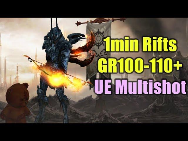 The Fastest Bow in the West - 1min GR100+ Farm UE Multishot DH Guide - Season 28