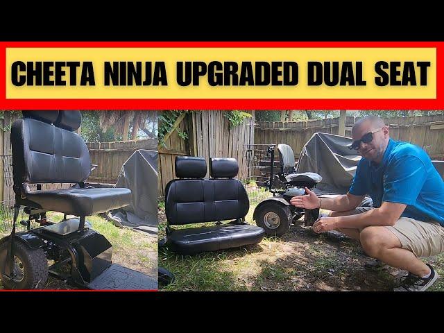 ️ How to Install Dual Seats on the Cheeta Ninja Mobility Scooter | Step-by-Step Guide