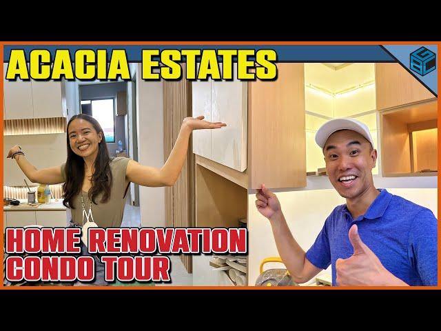 Acacia Estates - 2 Bedroom Unit Home Renovation Tour w/ Trish, Mulberry Place, Taguig, Philippines