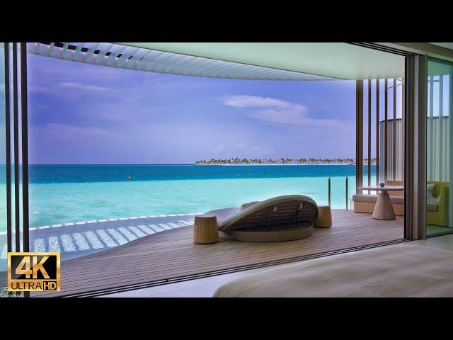 Lagoon Pool Villa, Ritz Carlton Maldives - 4K with relaxing Spa ambience