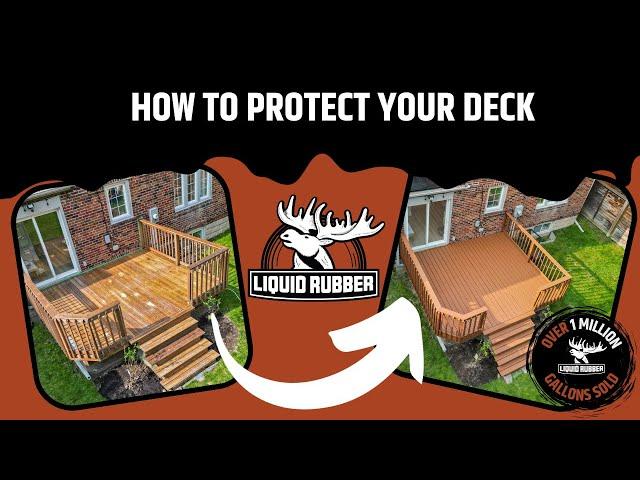 How to use Liquid Rubber Deck Coating to protect your Deck