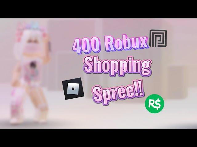 Roblox Shopping Spree!  400 Robux | Kairu Yunisu