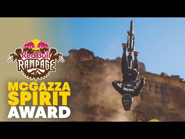 Tyler McCaul Wins the McGazza Spirit Award | Red Bull Rampage 2019