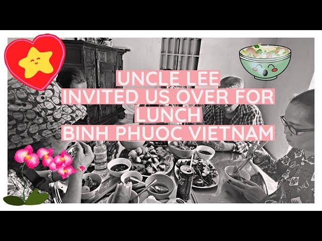 3/6/25 Uncle Lee invited us over to eat at his house