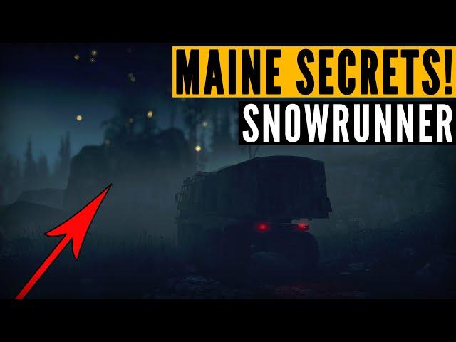 Exploring the SnowRunner SECRETS of Phase 6 Maine