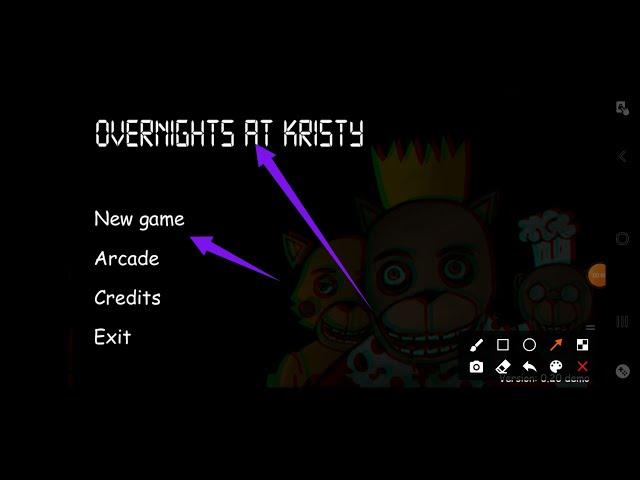 Overnights at Kristy - Game