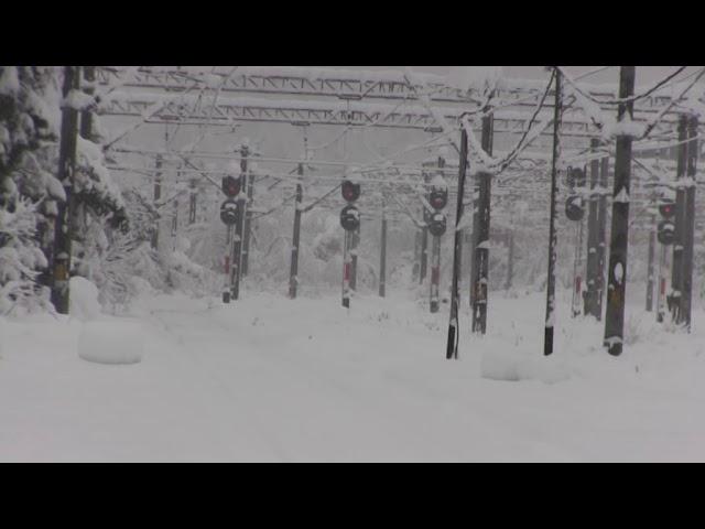 Moment de seară într-o gară mică la Resita Nord