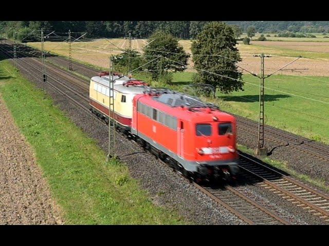 Rennen Regionalbahn vs. ICE und Überführung DB Museum Koblenz