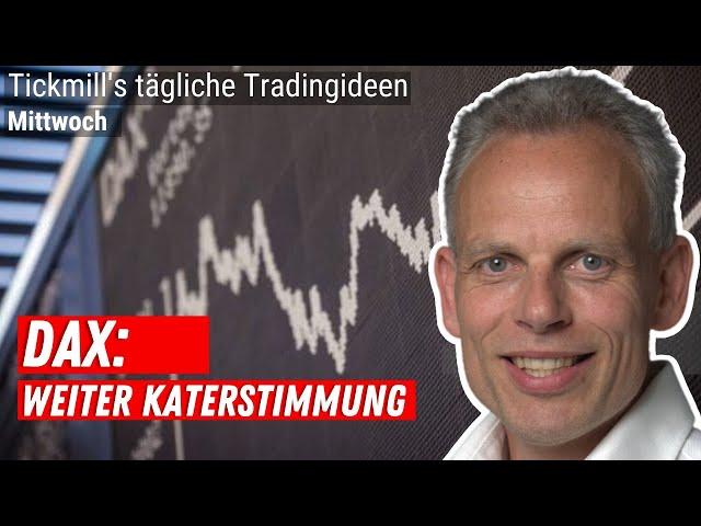 DAX: Käufer halten sich zurück (Korrekturplanung) + FSLR | 3M