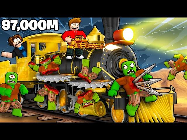 ROBLOX CHOP AND I COMPLETED DEAD RAILS WITH OP TRAIN IN ROBLOX