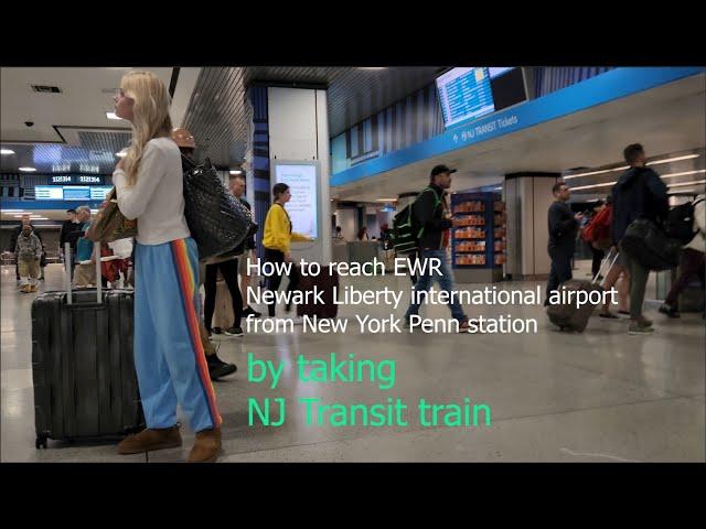 Surviving NJ Transit train ride from NY Penn to EWR Newark Liberty airport