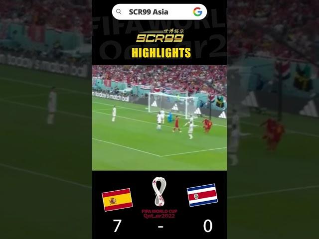 Spain vs Costa Rica | FIFA HIGHLIGHTS