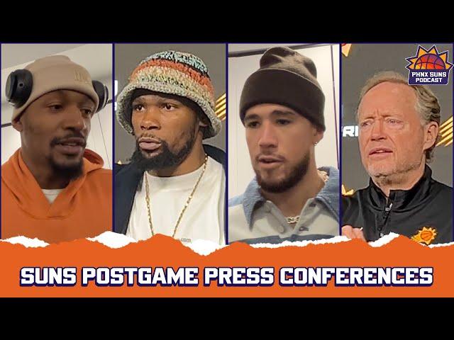 Phoenix Suns Postgame Press Conferences After Loss To Brooklyn Nets