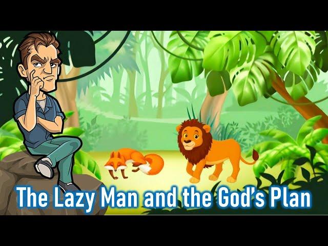 English Story The Lazy Man and the God’s Plan | Learn English through story | Practice English