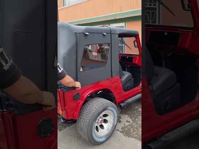 como queda suzuki LJ con sillas estilo sky fabricadas en T7A piso carpa cinturones barra antivuelco