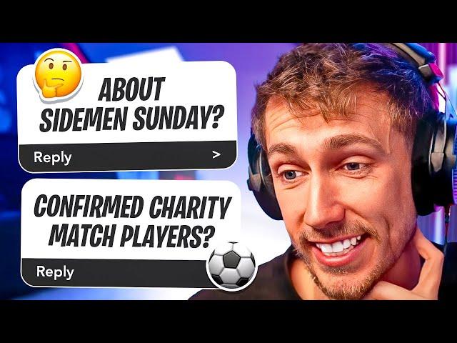 Confirmed Sidemen Charity Match 2025 Players? (Miniminter Q&A)