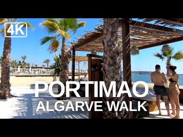 [4K] Portimão, Algarve Portugal Virtual Walk - Old Town and Praia da Rocha