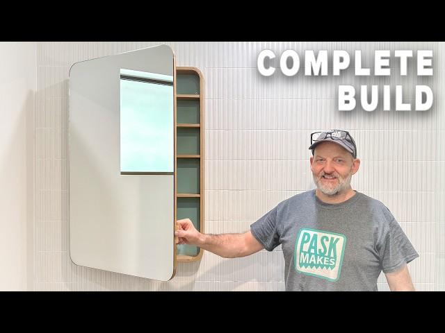 How to Build a Super Stylish Custom Mirror Cabinet - Bathroom Now Complete