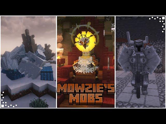 Mowzie's Mobs (Minecraft Mod Showcase) | New Mobs & Bosses | Forge 1.19