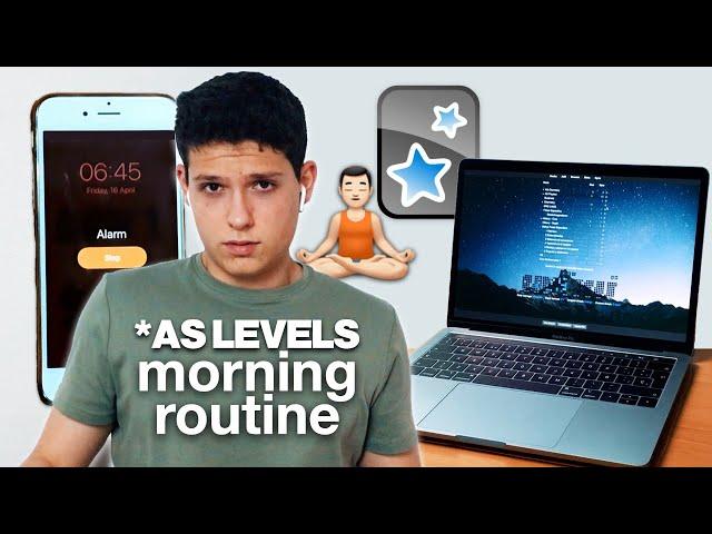 My Productive 6 AM School Morning Routine | A Level Student 2021