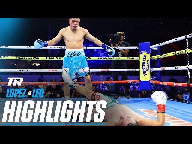 Angelo Leo SLEEPS Venado Lopez In KO Of The Year Candidate | FIGHT HIGHLIGHTS