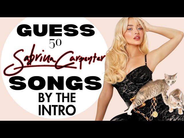 Can You Guess 50 Sabrina Carpenter Songs by the Intro? Let's Find Out!