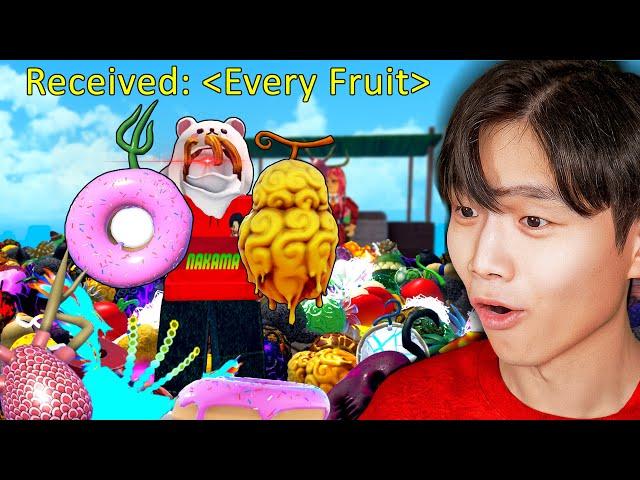 Unlocking EVERY Fruit in King Legacy in 24 Hours