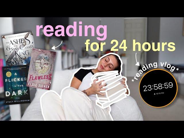 reading for 24 hours  | spoiler free reading vlog!